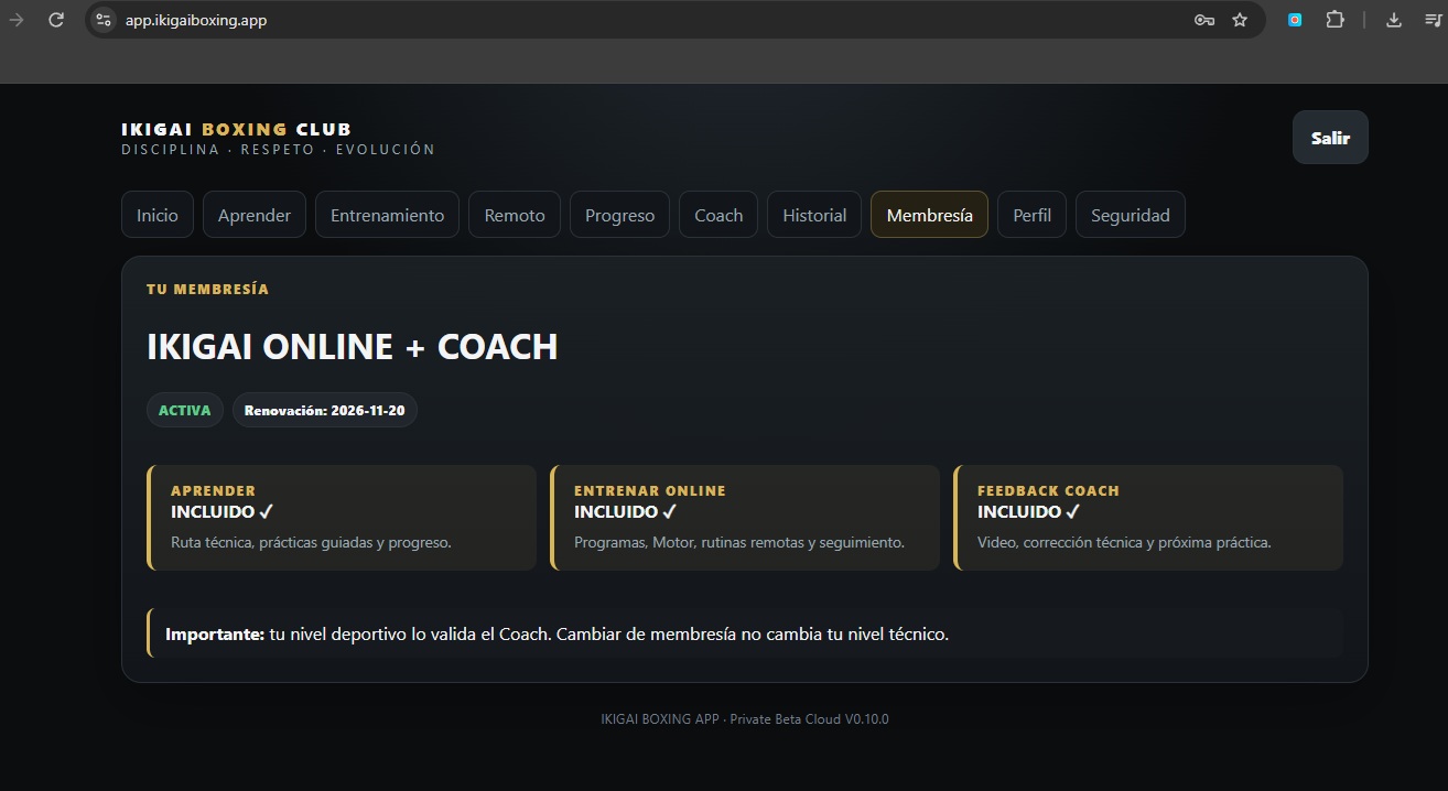 Membresía IKIGAI Online + Coach
